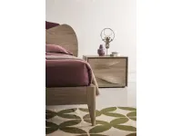 Com� e comodini in legno con design maniglia onda in Offerta Outlet