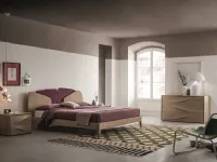 Com� e comodini in legno con design maniglia onda in Offerta Outlet