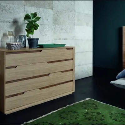 Com� e comodini in rovere massello Fast di Alta corte Offerta Outlet