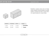 Com e comodini Marte Falegnameria 1946 PREZZI OUTLET