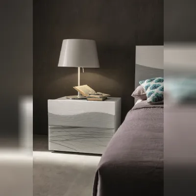 Com� e comodini moderni in legno e vetro a prezzo scontato in legno