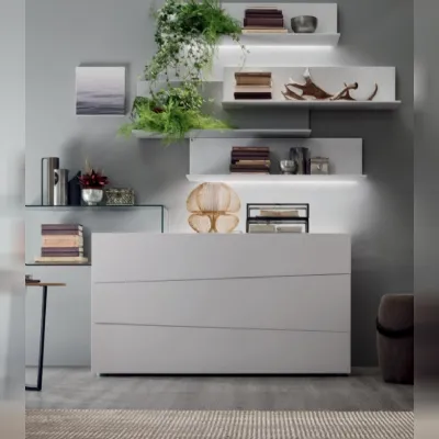 Com� e comodini Scuderia Maronese in laccato opaco a prezzo Outlet