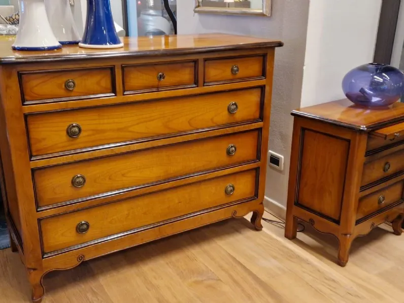 Cassettiera Stile luigi xv Artigianale in Legno con forte sconto