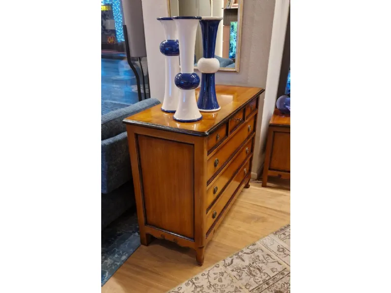 Cassettiera in Legno Stile luigi xv Artigianale in Offerta Outlet
