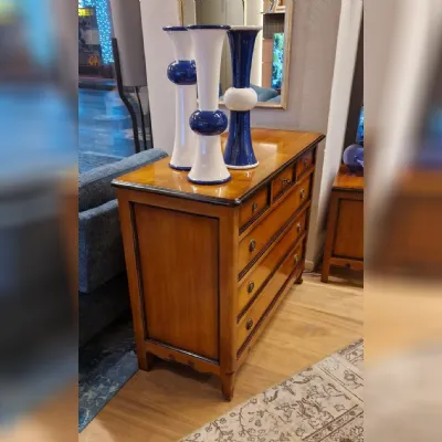 Cassettiera in Legno Stile luigi xv Artigianale in Offerta Outlet