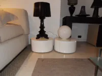 Comodini Flou bianco lucido super offerta
