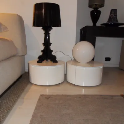 Comodini Flou bianco lucido super offerta
