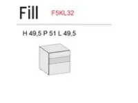 Comodino Caccaro Fill SCONTO 30%