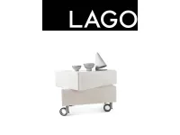 Gruppo notte Morgana lago Lago in Laccato opaco in Offerta Outlet