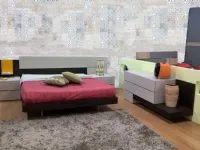 Camera da letto Santalucia Scacco a prezzo scontato in laminato.