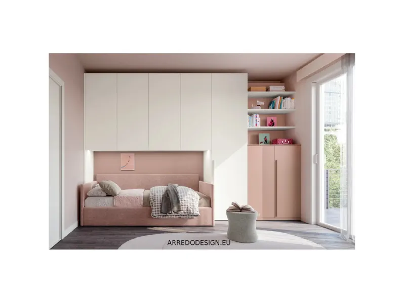 Cameretta 01b Doimo cityline con letto a pontein offerta
