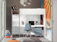 Cameretta 04 Artigianalecon letto a soppalco scontata