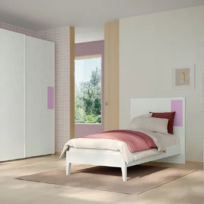 Cameretta 07 Artigianalecon letto a terra scontata