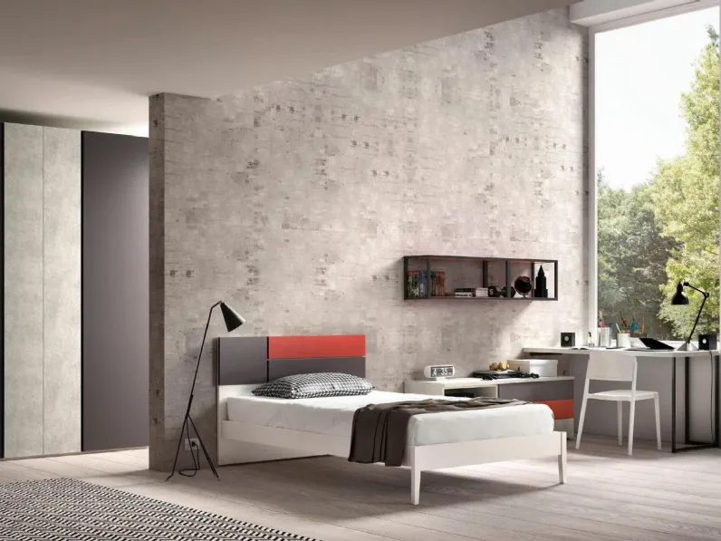 Cameretta 126 Zg mobili in laccato opaco in Offerta Outlet