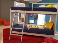Cameretta 1x2 Erba mobilicon letto a castello scontata