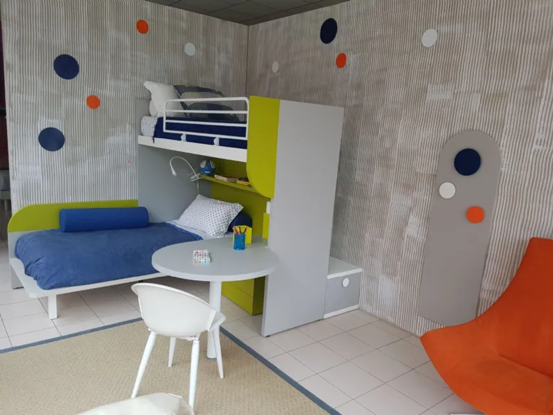 Cameretta Aramis Doimo citylinecon letto a castello scontata