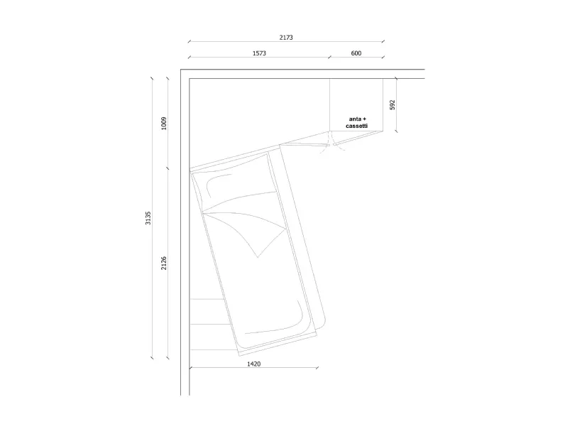 Cameretta Aramis Doimo cityline in offerta