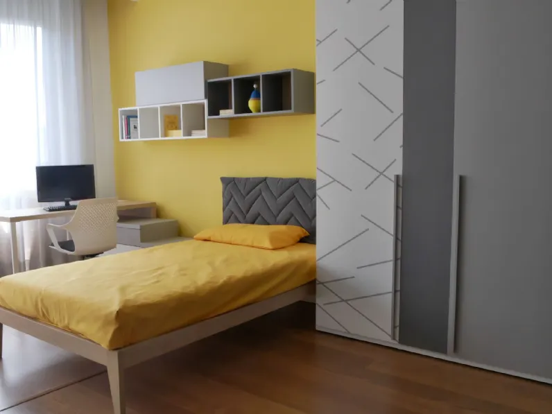 Cameretta Archimede  Doimo cityline in laminato opaco a prezzo riservato 