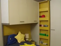 Cameretta Armadio angolo Mistral in laminato opaco a prezzo Outlet