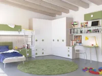 Cameretta Oasi Artigianale con letto a soppalco a prezzo Outlet