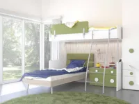 Cameretta Oasi Artigianale con letto a soppalco a prezzo Outlet