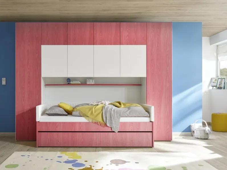 Cameretta Asa arredamenti Artigianmobili con letto a ponte in Offerta Outlet