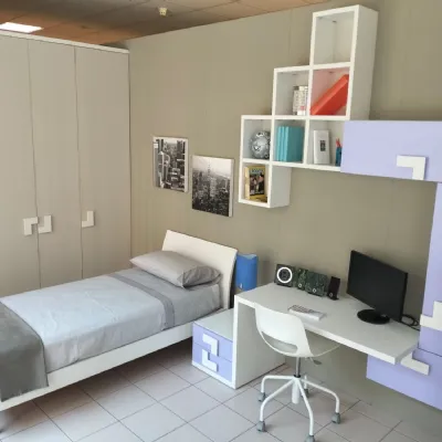 Cameretta in laminato matericoBilly Doimo cityline scontata a PREZZI OUTLET