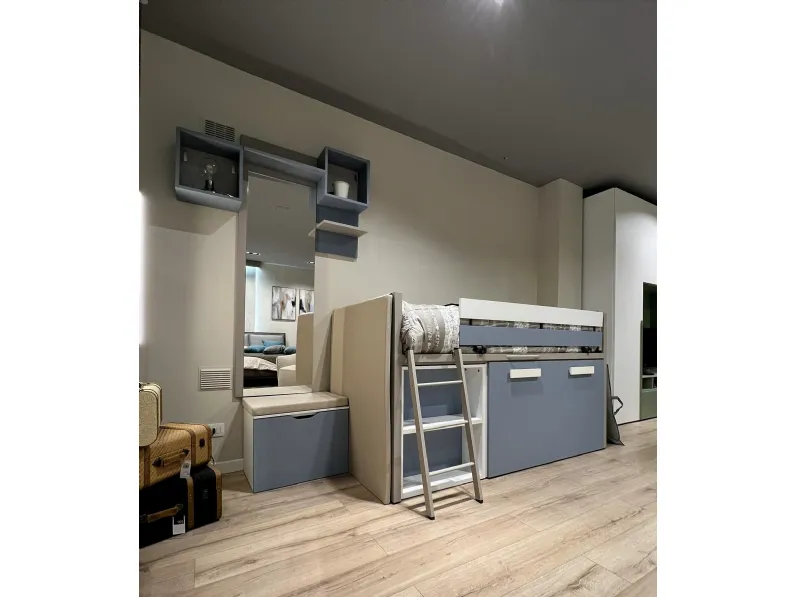 Cameretta Bloom Moretti compact camerette�con letto a castello scontata