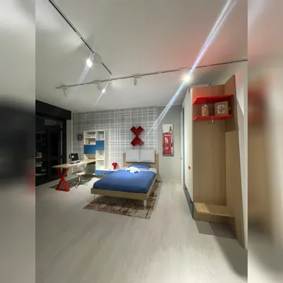 Cameretta Blu navy Moretti compact camerette con uno sconto imbattibile