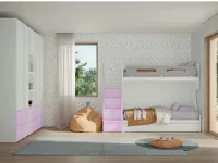 Cameretta C130 Colombini casa con letto a castello in Offerta Outlet