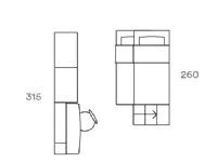 Cameretta C239 Colombini con letto a pontein offerta