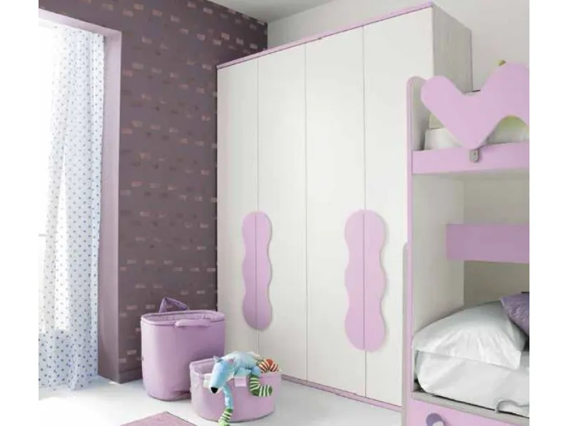 Cameretta C239 Colombini con letto a pontein offerta