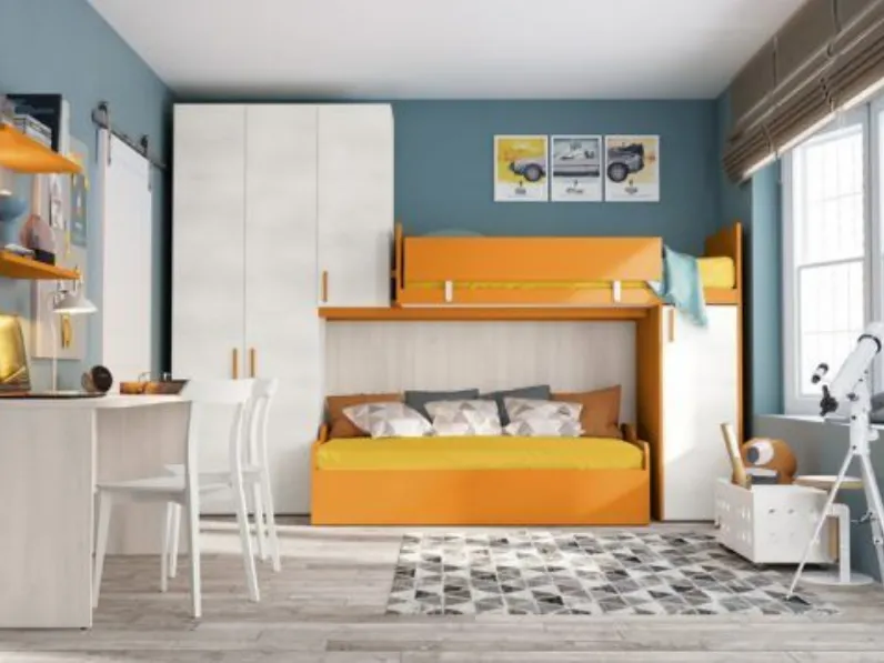 Cameretta C320 Colombini casa con letto a soppalcoin offerta