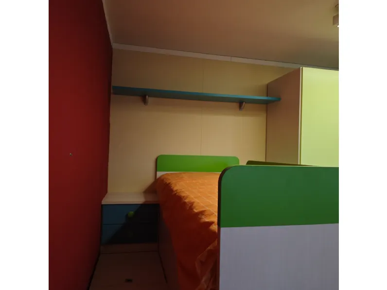 Cameretta Cabrio Furlan con letto a soppalco a prezzo scontato