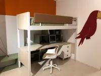 Cameretta Camelot Battistella con letto a castello a prezzo Outlet