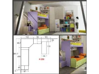 Cameretta Cameretta a soppalco 28 San martino mobili con letto a soppalcoin offerta