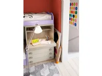 Cameretta Cameretta asoppalco 23 San martino mobili in laminato opaco a prezzo Outlet