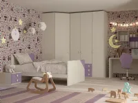 Cameretta Cameretta completa con cabina armadio Arte brotto con un ribasso imbattibile