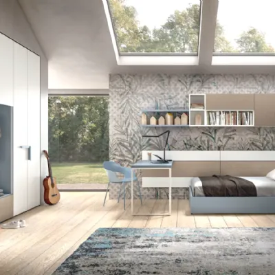 CAMERETTA Zg mobili Cameretta completa moderna SCONTATA a PREZZI OUTLET