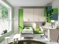 Arreda la cameretta dei tuoi sogni con il mod. Simply Gruppo Silwood, disponibile a prezzi outlet in laminato opaco.