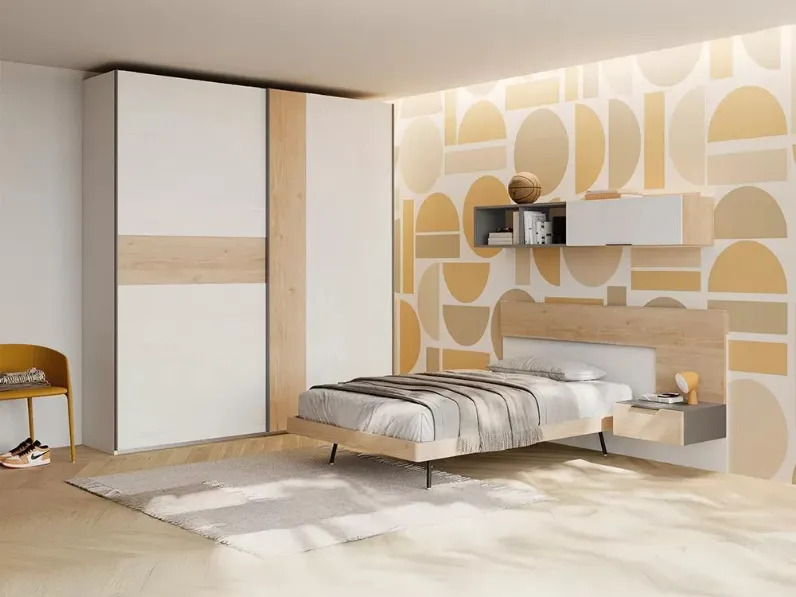 Cameretta Cameretta con armadio 2 ante Artigianale con un ribasso imbattibile