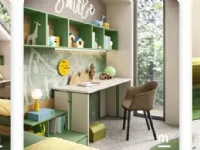 Cameretta Cameretta con armadio a ponte Moretti compact camerette�con letto a ponte scontata