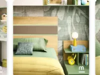 Cameretta Cameretta con armadio a ponte Moretti compact camerette�con letto a ponte scontata