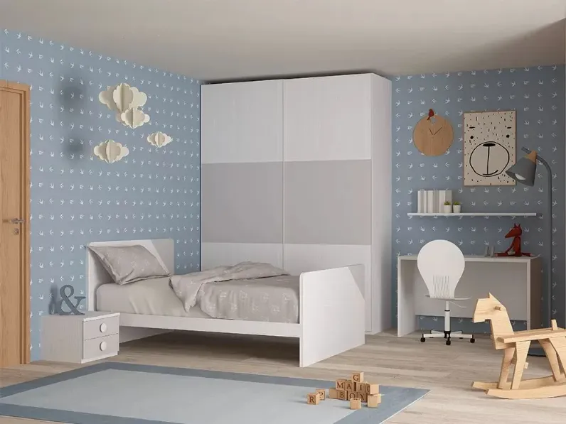 CAMERETTA Cameretta con armadio e scrivania Artigianale a PREZZI OUTLET