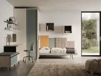 Cameretta Cameretta con armadio vani a giorno Collezione esclusiva letti a terrain offerta