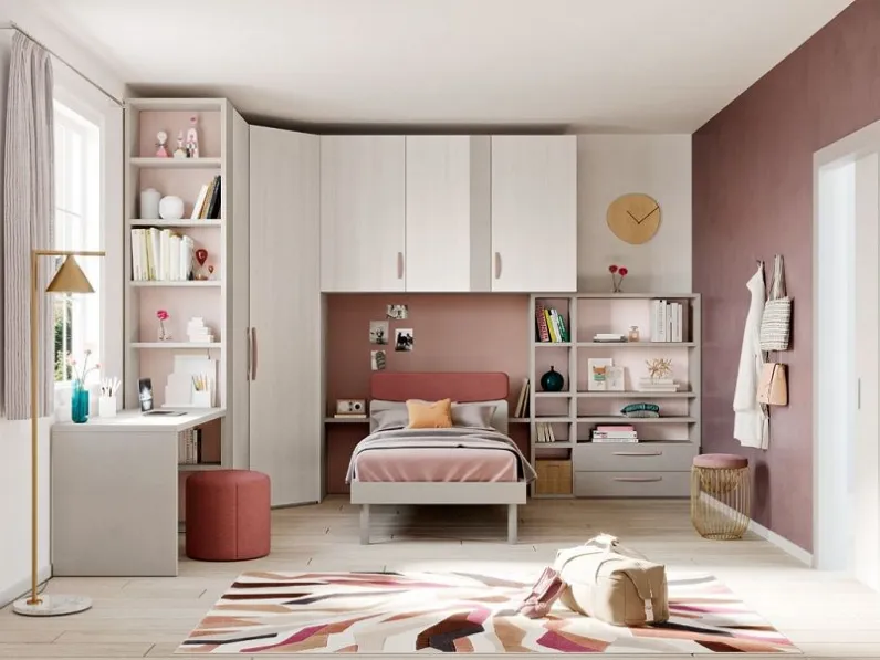 Cameretta Mistral in laminato opaco. 45% di sconto. Prezzi outlet!