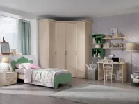 Cameretta Cameretta  con cabina-spogliatoio mod.first in promo-sconto del 40% Gruppo silwood con letto a terrain offerta