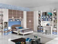 CAMERETTA Gruppo silwood Cameretta con cabina-spogliatoio mod.omnia-s in promo sconto del 45% SCONTATA a PREZZI OUTLET
