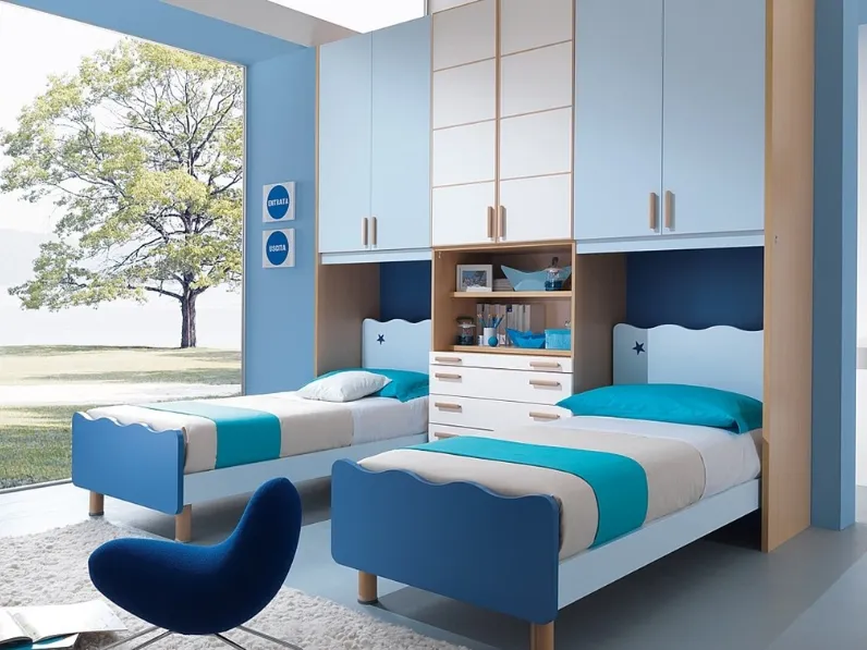 Cameretta Cameretta con coppia di letti di s75 scontata del 30% S75 SCONTATA
