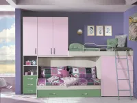 Cameretta Cameretta con letti a soppalco mod.bridge scontata del 50% Gruppo silwoodcon letto a soppalco scontata